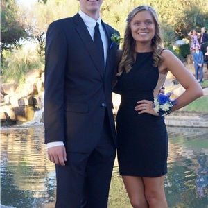 Black dress! Super cute lower cut back! Padded! Worn once!